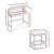 Keezi 2PCS Kids Desk and Stool Set - White, Lift-Top Storage, Inclined MDF Desk, Child-Safe, Non-Toxic Paint, 60x40x