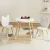 Keezi 3 Piece Kids Table and Chairs Set - Durable MDF & Pinewood, Cute Animal Design, Easy to Clean, Ages 3+