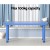 Keezi Kids 60x120cm Square Activity Table - Durable HDPE Plastic, Adjustable Feet, Indoor/Outdoor Use, Safety Certified