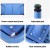 Keezi Kids 60x120cm Square Activity Table - Durable HDPE Plastic, Adjustable Feet, Indoor/Outdoor Use, Safety Certified