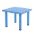 Keezi Kids Square Activity Study Desk - Durable HDPE Plastic, Adjustable Height, 60x60cm, EN71 Safety Certified