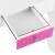 Keezi Kids Wooden Dressing Table Set with 3 Mirrors & Drawer, Pink Vanity Table & Chair, Safe MDF, 86cm Height