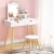Keezi Kids Dressing Table Vanity Set with Mirror & Chair – Pine Wood, Spacious Drawers, for Ages 3-7, White, 100cm