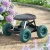 Gardeon Garden Cart Rolling Stool with Wheels - Durable Steel Frame, 200kg Capacity, Easy-Clean Plastic Seat, 48x48x33cm