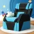 Keezi Kids Recliner Chair - PU Leather Gaming Sofa Lounge with Adjustable Backrest, Footrest, Headrest, Black & Blue Keezi Kids Recliner Chair - PU Leather Gaming Sofa Lounge with Adjustable Backrest, Footrest, Headrest, Black & Blue