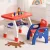 Vibrant Keezi Kids Table & Chair Set - Durable HDPE, Orange/Yellow, Ergonomic Design, 40kg Capacity, Easy Clean Surface