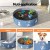 Keezi Kids Ball Pool Pit - Foldable 100cm Playhouse with Soft Oxford Cloth, Portable Storage Bag, Blue for Ages 3-8