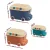 Keezi 3PCS Toy Storage Box Set - Car-Shaped, Durable Polypropylene, 3 Sizes, Building Block Lid, Easy Carry Handles