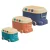 Keezi 3PCS Toy Storage Box Set - Car-Shaped, Durable Polypropylene, 3 Sizes, Building Block Lid, Easy Carry Handles