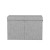 Keezi Large Grey Toy Box Chest with Flip-Top Lid, Collapsible Linen Organiser, 83L Storage, No Assembly Required Keezi Large Grey Toy Box Chest with Flip-Top Lid, Collapsible Linen Organiser, 83L Storage, No Assembly Required
