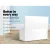 Keezi Kids Toy Box Chest: 15mm Particle Board, 92x40cm, White Finish, Safe Hinges, Ample Storage & Floor Protectors