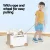 Keezi Kids Toy Box Storage Organiser - Durable MDF, 30kg Capacity, Wheels & Rope, Safe Design for Playroom & Bedroom