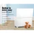 Keezi Kids Toy Box & Storage Chest, E1 MDF, 81x40x46.5cm, White - Eco-Friendly, Multi-Use, Stylish Room Organiser