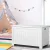Keezi Kids Toy Box & Storage Chest, E1 MDF, 81x40x46.5cm, White - Eco-Friendly, Multi-Use, Stylish Room Organiser
