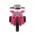 Rigo Kids Pink 6V Electric Police Motorcycle - Harley-Inspired, Anti-Slip Tyres, Music, 3+ Years, 25kg Capacity