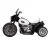 RIGO Kids 6V Electric Police Motorcycle, Black, Harley-Inspired, Anti-Slip Tyres, Music, 3km/h, Ages 3+, 1-Year Warranty