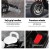 RIGO Kids 6V Electric Police Motorcycle, Black, Harley-Inspired, Anti-Slip Tyres, Music, 3km/h, Ages 3+, 1-Year Warranty
