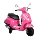 Vespa Licenced Kids Electric Ride On GTS Motorbike, 100cm Pink, Music, Headlights, 20kg, 3+ Years, 1-Year Warranty