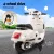 Rigo Vespa Licenced Rigo Kids Electric Vespa GTS Ride-On Motorbike, White – 3+ Years, Keyless Start, 30W Motor