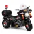RIGO Kids 6V Electric Ride-On Police Motorcycle – Black, Slip-Proof Handlebars, Music, Siren, EN71 Certified, 3-4km/h