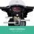 RIGO Kids 6V Electric Ride-On Police Motorcycle – Black, Slip-Proof Handlebars, Music, Siren, EN71 Certified, 3-4km/h