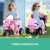 Rigo Kids 6V Electric Ride-On Police Motorcycle in Pink with Music, Anti-Slip Tyres, and Keyless Start for Ages 3+
