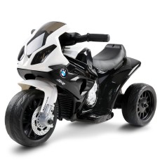 Rigo Kids Electric BMW S1000RR Ride-On Motorcycle - Black, 3-Wheel Suspension, 3km/h Speed, 25W Motor, Ages 3+ Rigo Kids Electric BMW S1000RR Ride-On Motorcycle - Black, 3-Wheel Suspension, 3km/h Speed, 25W Motor, Ages 3+
