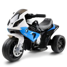 Rigo Kids Electric Ride On Police Motorcycle - Licenced BMW S1000RR, Blue, 3-Wheel, Anti-Slip Tyres, 3km/h Speed Rigo Kids Electric Ride On Police Motorcycle - Licenced BMW S1000RR, Blue, 3-Wheel, Anti-Slip Tyres, 3km/h Speed