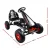 Rigo Kids Pedal Go Kart: Black, Rubber Tyres, Steel Frame, Adjustable Seat, Ages 3+, 30KG Capacity, Outdoor Fun