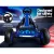 RIGO Kids Pedal Go Kart Racing Car - Blue, Steel Frame, Rubber Tyres, Adjustable Seat, Safe Outdoor Fun for Ages 3+