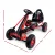 Rigo Kids Pedal Go Kart - Red Racing Car with Rubber Tyres, Adjustable Seat, Safe Braking for Ages 3+, 30kg Capacity