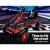 Rigo Kids Pedal Go Kart - Red Racing Car with Rubber Tyres, Adjustable Seat, Safe Braking for Ages 3+, 30kg Capacity
