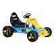 Rigo Kids Blue Pedal Go Kart: Safe Racing Car with Plastic Tyres, Durable Frame, and 3-Point Steering, Ages 3+ Rigo Kids Blue Pedal Go Kart: Safe Racing Car with Plastic Tyres, Durable Frame, and 3-Point Steering, Ages 3+