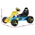 Rigo Kids Blue Pedal Go Kart: Safe Racing Car with Plastic Tyres, Durable Frame, and 3-Point Steering, Ages 3+