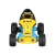 Rigo Kids Blue Pedal Go Kart: Safe Racing Car with Plastic Tyres, Durable Frame, and 3-Point Steering, Ages 3+