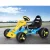 Rigo Kids Blue Pedal Go Kart: Safe Racing Car with Plastic Tyres, Durable Frame, and 3-Point Steering, Ages 3+