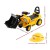 Keezi Kids Ride On Excavator Bulldozer – Fun Construction Play, Non-Toxic Plastic, Safety Helmet, High Backrest, 80cm