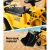 Keezi Kids Ride On Excavator Bulldozer – Fun Construction Play, Non-Toxic Plastic, Safety Helmet, High Backrest, 80cm