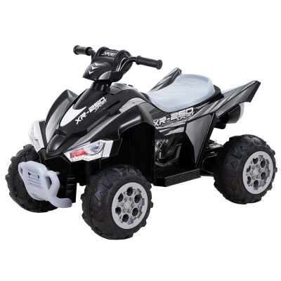 Rigo Kids 12V Electric Quad ATV Motorbike - Black, Keyless Start, Twin Motors, Anti-Slip Tyres, Ages 3+, 25kg Capacity Rigo Kids 12V Electric Quad ATV Motorbike - Black, Keyless Start, Twin Motors, Anti-Slip Tyres, Ages 3+, 25kg Capacity