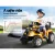RIGO Kids Electric Bulldozer Ride-On Car with Remote Control, 6V Battery, Anti-Slip Tyres, Music, Lights - Yellow