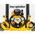 RIGO Kids Electric Bulldozer Ride-On Car with Remote Control, 6V Battery, Anti-Slip Tyres, Music, Lights - Yellow RIGO Kids Electric Bulldozer Ride-On Car with Remote Control, 6V Battery, Anti-Slip Tyres, Music, Lights - Yellow