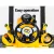 RIGO Kids Electric Bulldozer Ride-On Car with Remote Control, 6V Battery, Anti-Slip Tyres, Music, Lights - Yellow