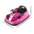 Rigo Kids Pink 6V Electric Ride-On Bumper Car with Remote Control, Safety Belt, and Fun Features for Ages 3+