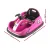 Rigo Kids Pink 6V Electric Ride-On Bumper Car with Remote Control, Safety Belt, and Fun Features for Ages 3+