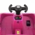 Rigo Kids Pink 6V Electric Ride-On Bumper Car with Remote Control, Safety Belt, and Fun Features for Ages 3+