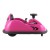 Rigo Kids Pink 6V Electric Ride-On Bumper Car with Remote Control, Safety Belt, and Fun Features for Ages 3+
