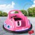 Rigo Kids Pink Electric Ride On Bumper Car, 360° Spin, Angry Birds Stickers, Remote Control, Safety Belt, Ages 3+