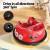 Rigo Kids Electric Ride-On Bumper Car, 360° Spin, Remote Control, Angry Birds Stickers, Red, Safe & Fun for Ages 3+