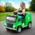Rigo 12V Kids Ride On Garbage Truck - Green, Police Lights, Remote Control, Keyless Start, Safety Belt, 3+ Years, 30kg