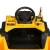 Rigo Kids Electric Ride On Dump Truck - 12V Yellow, Twin Motors, Anti-Slip Tyres, MP3 Input, 3-5km/h, Ages 3